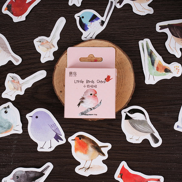 46PCS The little birds series sticker