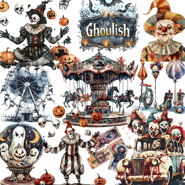 20PCS Halloween Park sticker