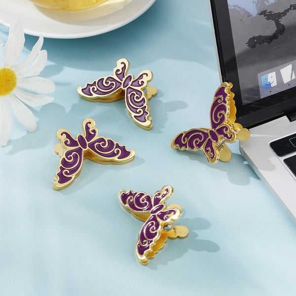 4PCS Retro butterfly clip