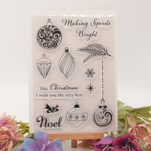 Clear silicone stamp