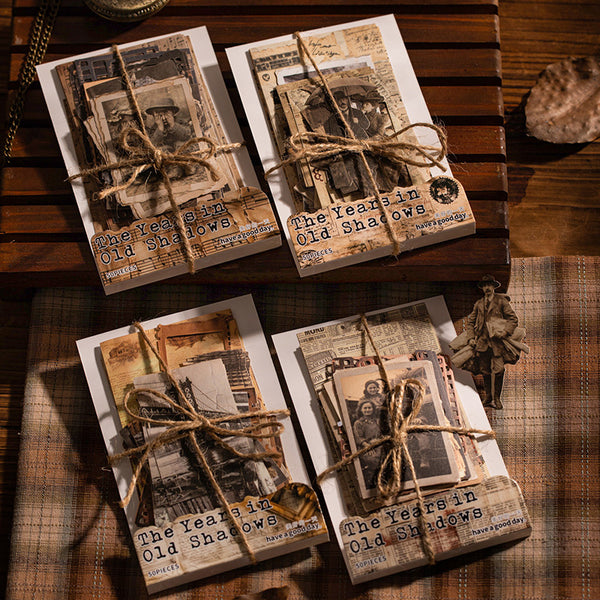 50PCS The Years in Old Shadows series sticker