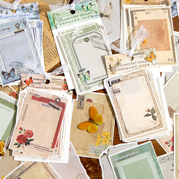 30PCS Fragmented islands series note paper