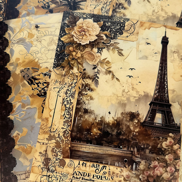 12PCS Romantic lace background paper