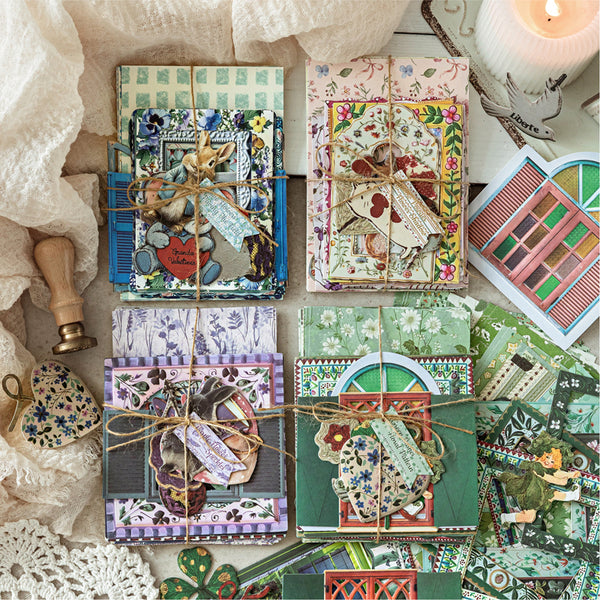 45PCS Garden Post Office Series material paper set