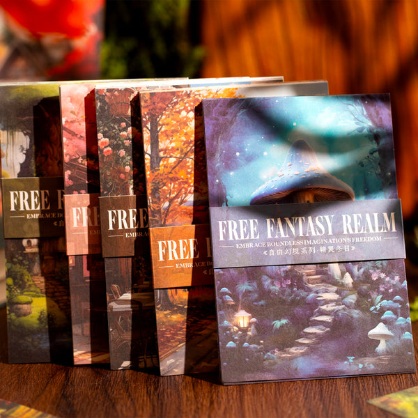 30PCS Free fantasy series material paper