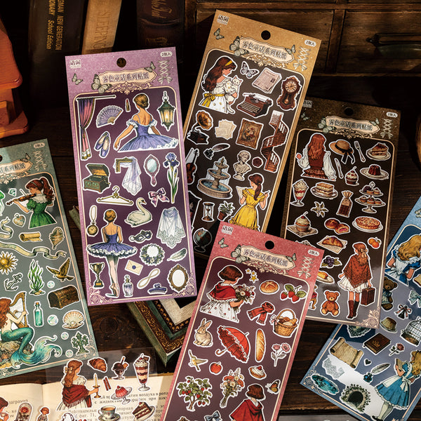 2PCS Misty Fairy Tale Series Sticker