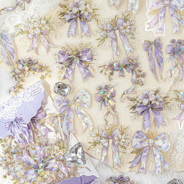 20PCS Bow Album Series sticker