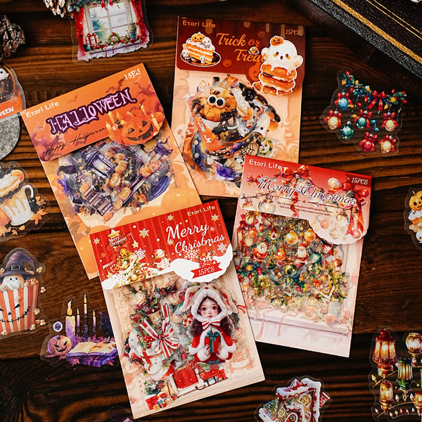 15PCS Halloween Carnival Series sticker