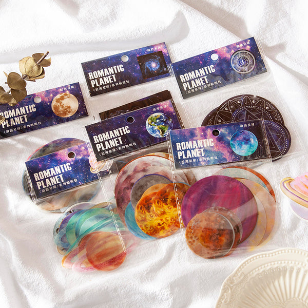 20PCS Romantic Planet Series sticker