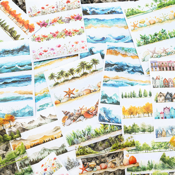 20PCS Into Nature Series sticker book