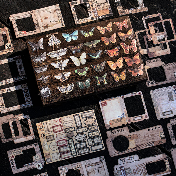 Time Specimen Box Series material paper set