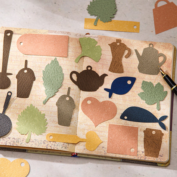 30PCS Life Notes Signature Series material paper