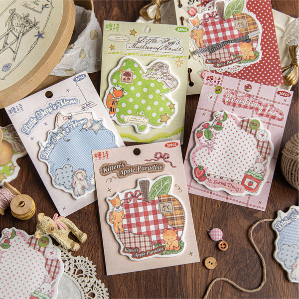 30PCS Penny's handmade box series note paper