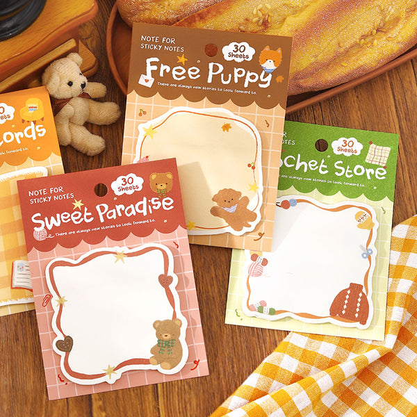 30PCS The Warm Diary Series note paper