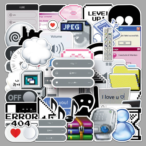 50PCS The Internet age Sticker
