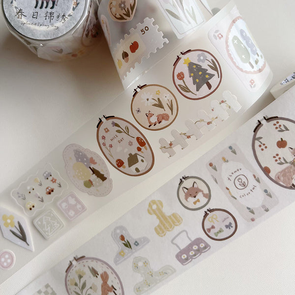4cm*100cm The spring day Washi/PET Tape