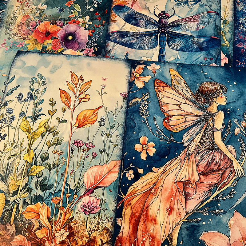 10PCS Spring fairy background paper – LBLYXIR