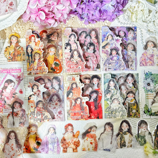 20PCS Soft Breeze Shadow Series sticker