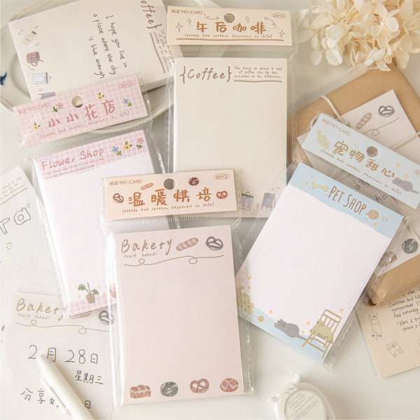 80PCS Life little happiness series note paper