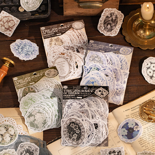 40PCS The Dream Seeking Journey Series sticker