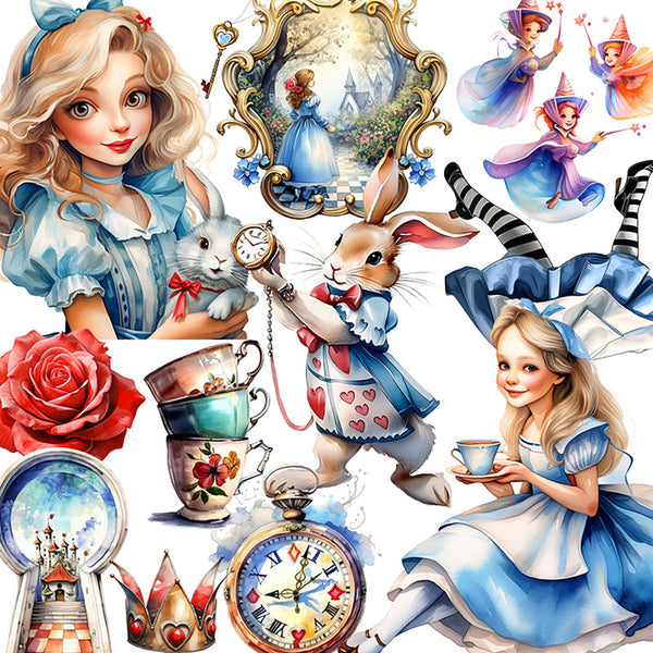 20PCS Retro Alice sticker