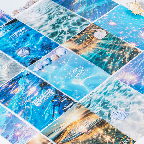 25PCS Immersive Sea Viewing Series Sticker