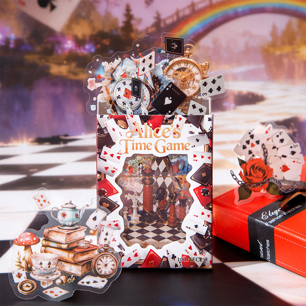 100PCS Alice's Time Game Series sticker
