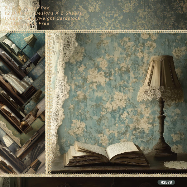 24PCS Reading atmosphere background paper