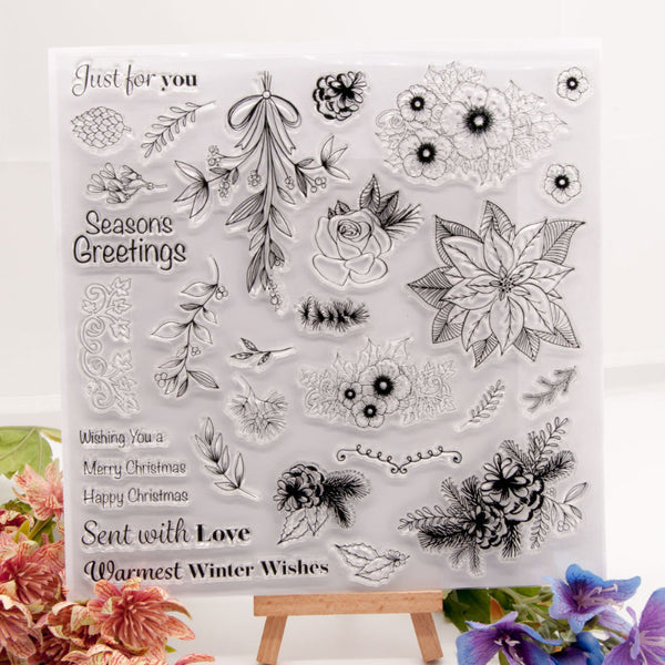 Clear silicone stamp