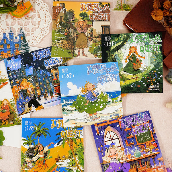 15PCS The Dream Seeking Journey Series sticker