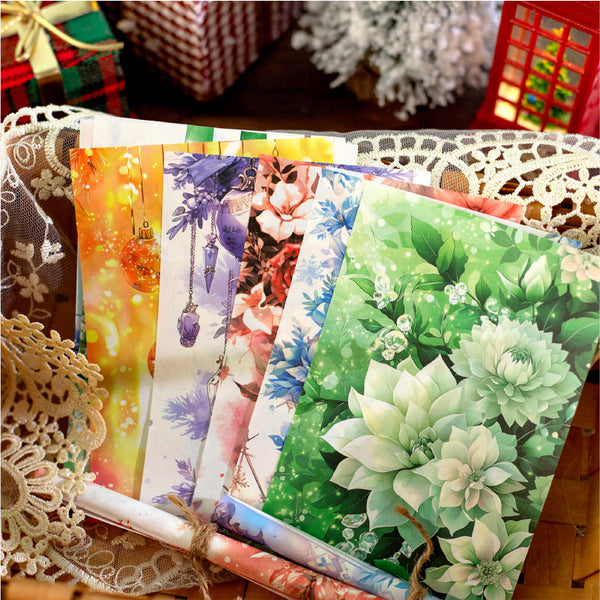 30PCS The Book of Christmas series material paper