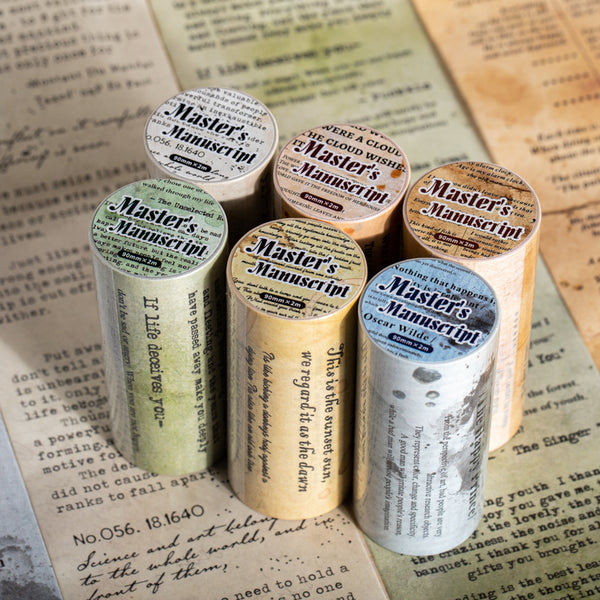 Master's manuscript series Washi Tape