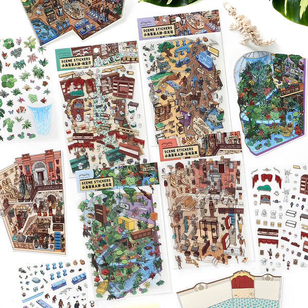 Little corner series 3D Sticker