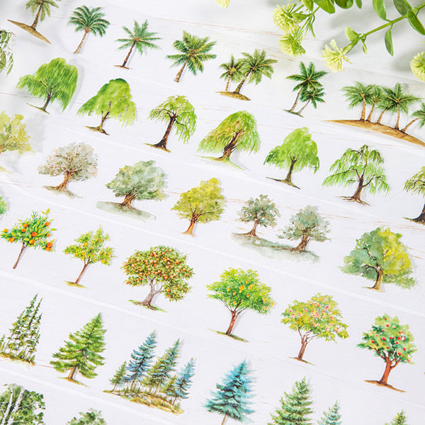 Forest painting dream series Die Cutting PET Tape