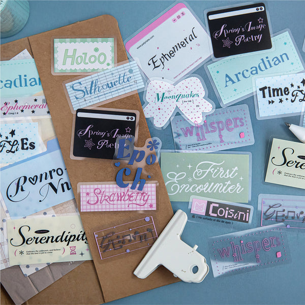 30PCS Soft Notes Series sticker