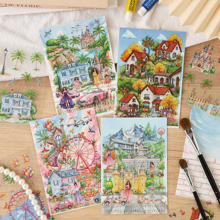 Midsummer Micro Scenery Series 3D Sticker – LBLYXIR