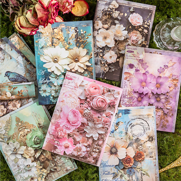30PCS The beautiful time like a dream series material paper