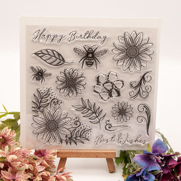 Clear silicone stamp