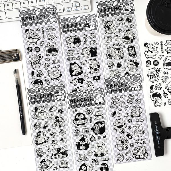 1PCS The Joyful Cute Artisan Series sticker