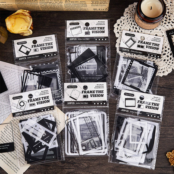 20PCS Frame Vision Series sticker