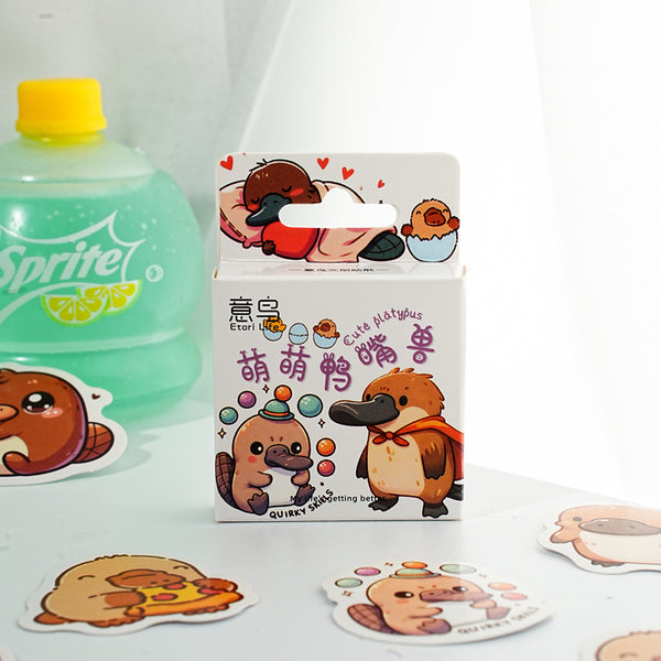 46PCS The adorable platypus series sticker