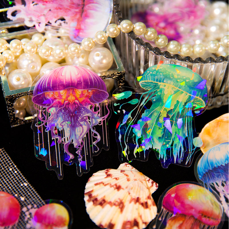 Jellyfish Fantasy Stickers 20pcs