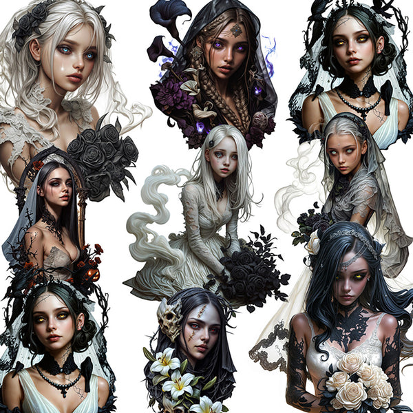 20PCS Dark Bride sticker