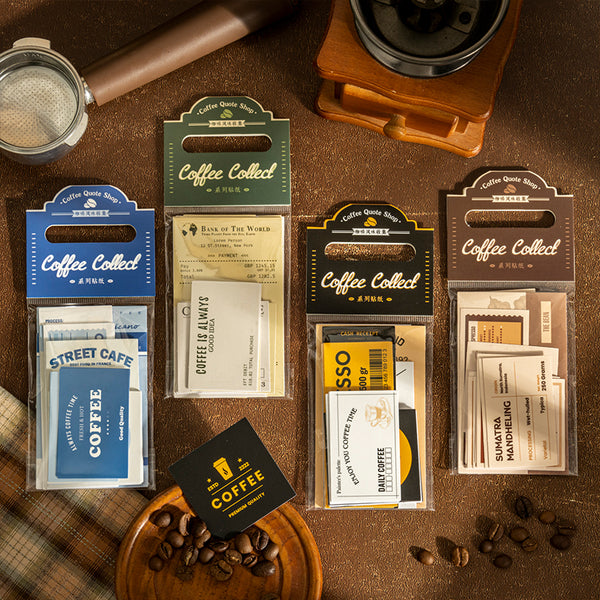 30PCS Coffee Flavor Collection Series sticker