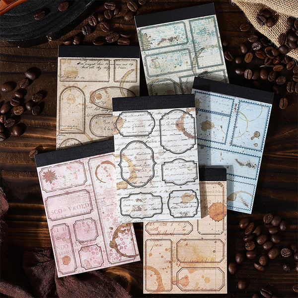 30PCS Coffee Diary Series note paper