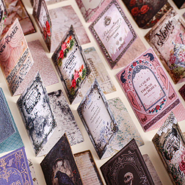 20PCS Retro Poetry Festival Series sticker