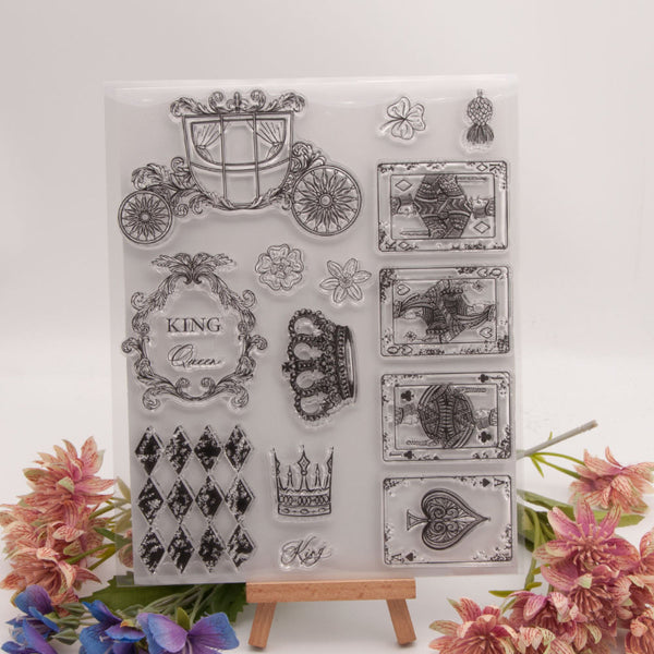 Clear silicone stamp