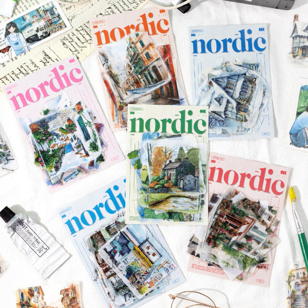 15PCS Nordic Thoughts series sticker