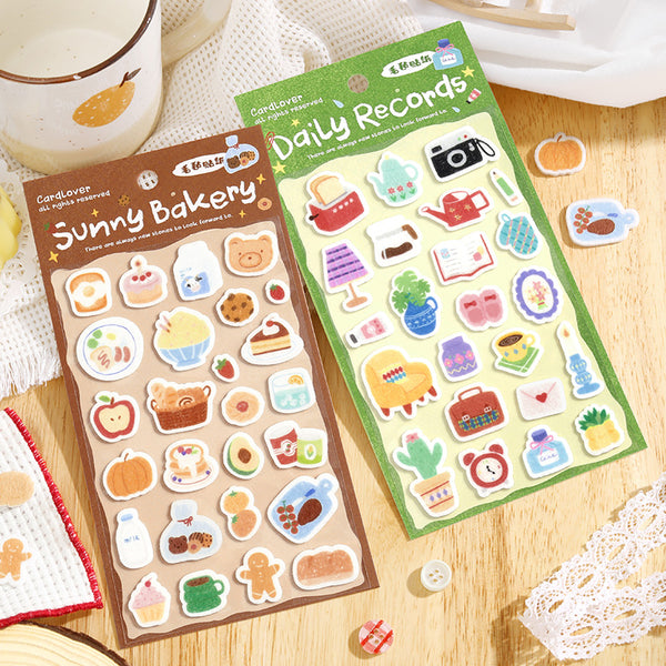 1PCS The Warm Diary Series Sticker