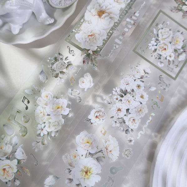 6cm*100cm Flowers in summer Die Cutting PET Tape